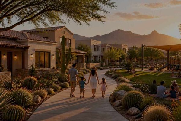 A neighborhood of Scottsdale homes and people